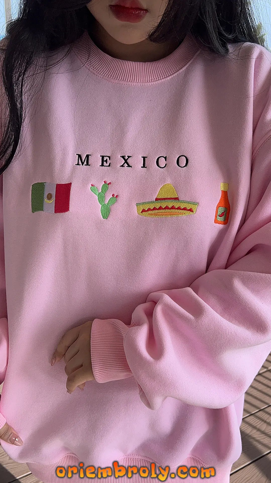 Embroidered Mexico Sweatshirt