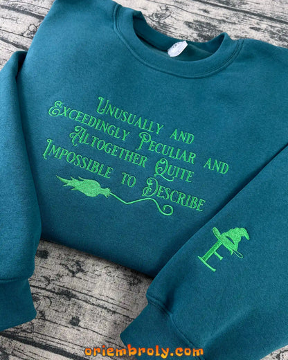 Elphaba Glinda Wicked Embroidered Sweatshirts