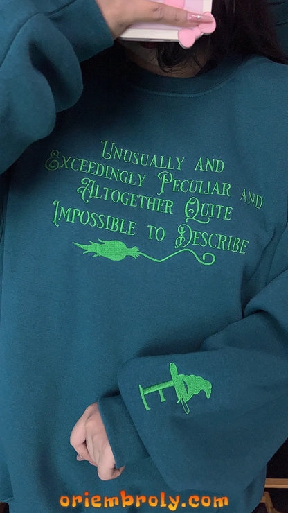 Elphaba Glinda Wicked Embroidered Sweatshirts