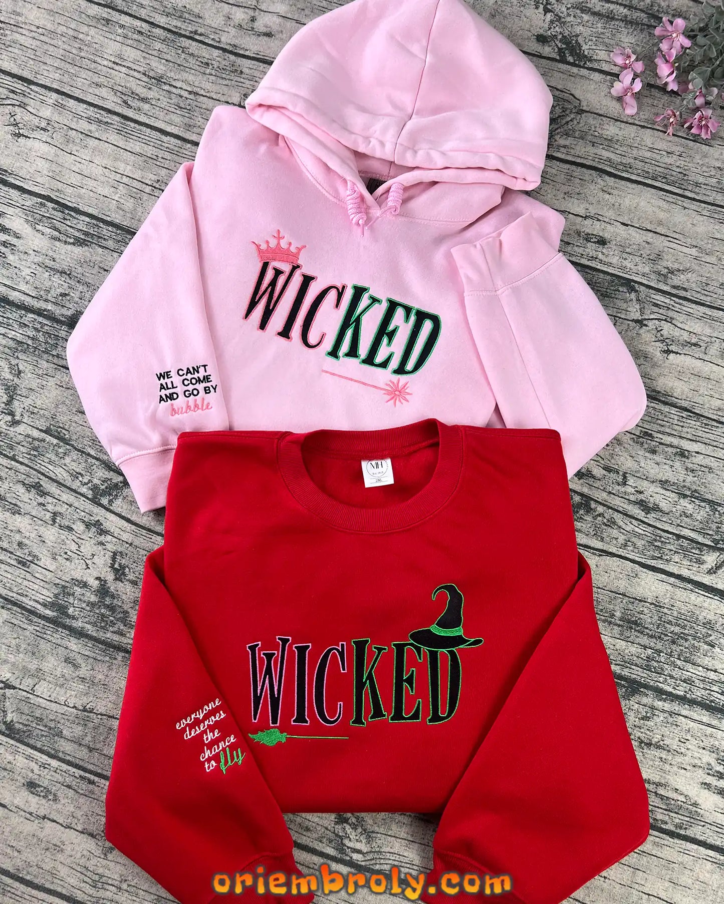 Magical Friendship Embroidered Sweatshirt – Cozy Theater Fan Apparel