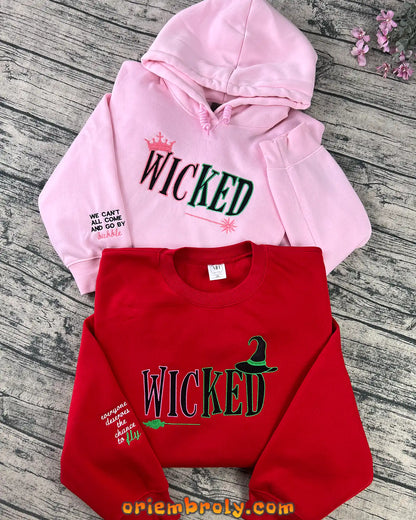 Magical Friendship Embroidered Sweatshirt – Cozy Theater Fan Apparel