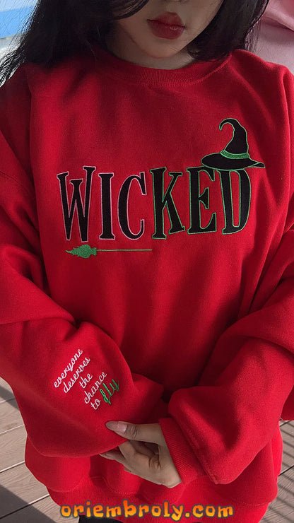 Magical Friendship Embroidered Sweatshirt – Cozy Theater Fan Apparel