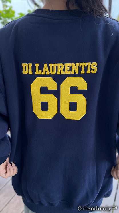 Briar University Di Laurentis 66 Embroidered Sweatshirt – Hockey Romance Crewneck