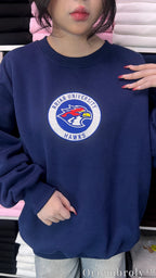 Briar University Hawks Di Laurentis 66 Embroidered Sweatshirt – Hockey Romance Crewneck