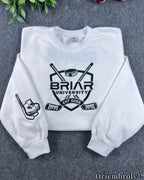 Briar University Embroidered Sweatshirt – Off Campus Hockey Romance Crewneck