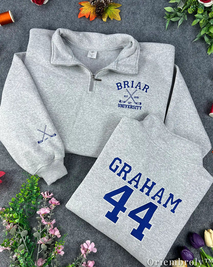 Briar University Embroidered Sweatshirt