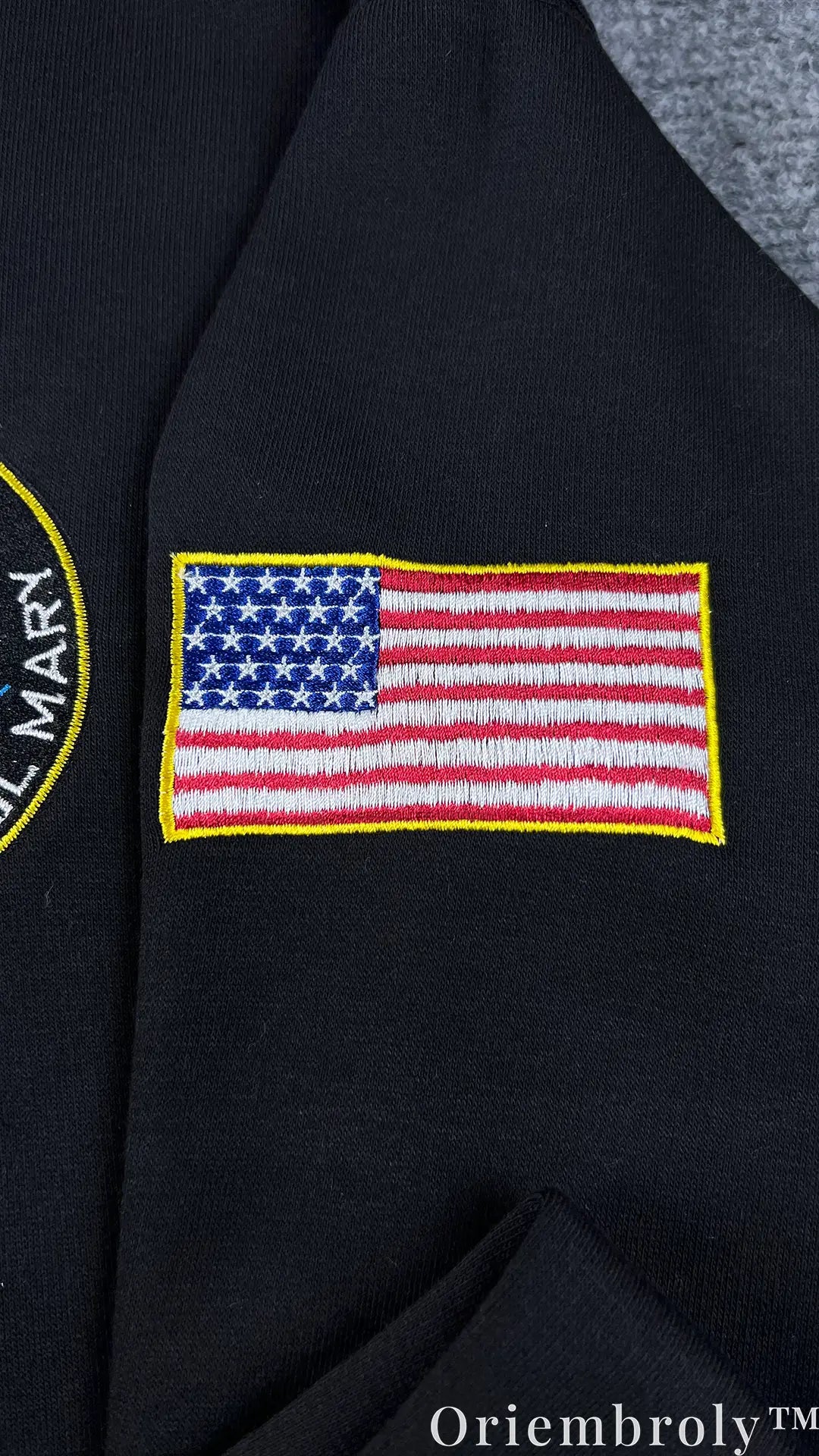 Project Hail Mary Embroidered Quarter Zip – NASA Style Mission Patch Sci-Fi Pullover