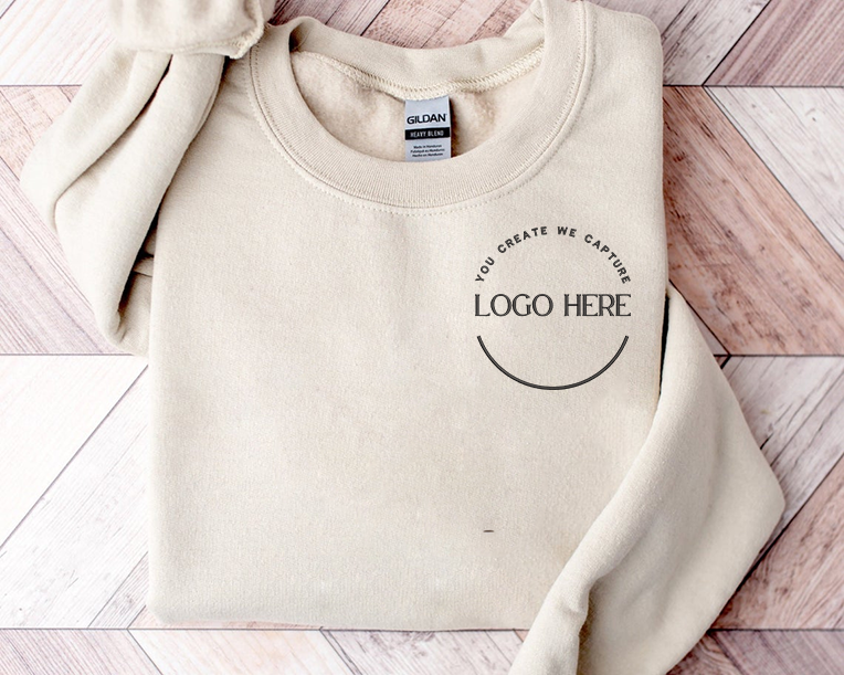 Custom Embroidered Logo | Hoodie & Sweatshirt & T-shirt