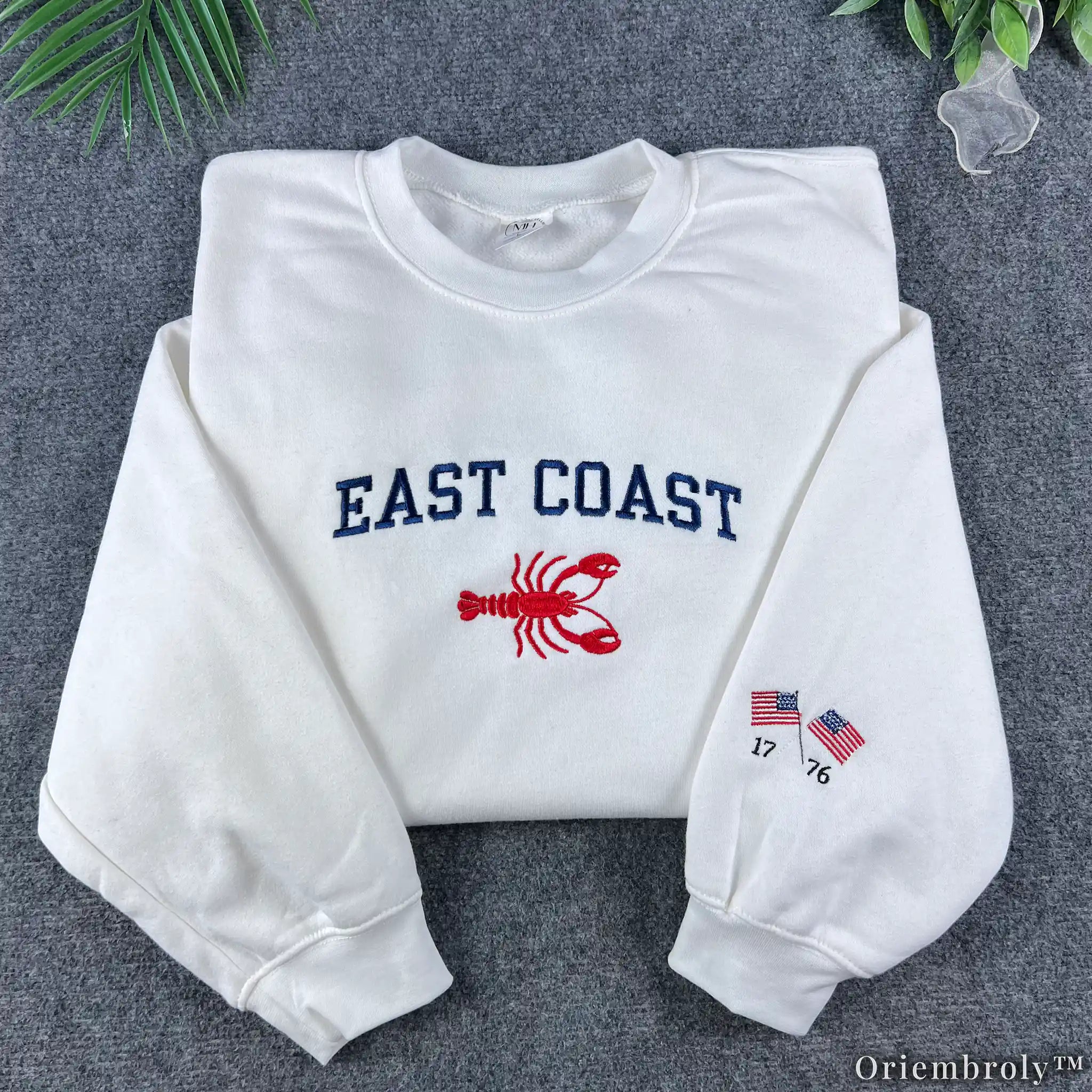 East Coast Crewneck - Coastal Town Aesthetic