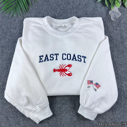 East Coast Crewneck - Coastal Town Aesthetic