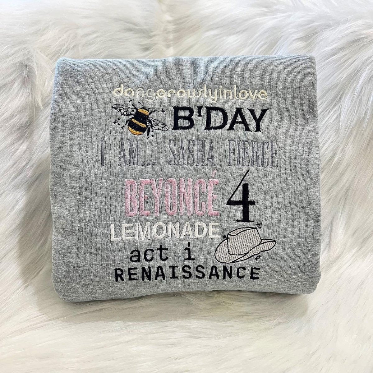 Beyonce's Growth Embroidered Sweater