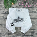 New York Admirals Embroidered Hockey Crewneck