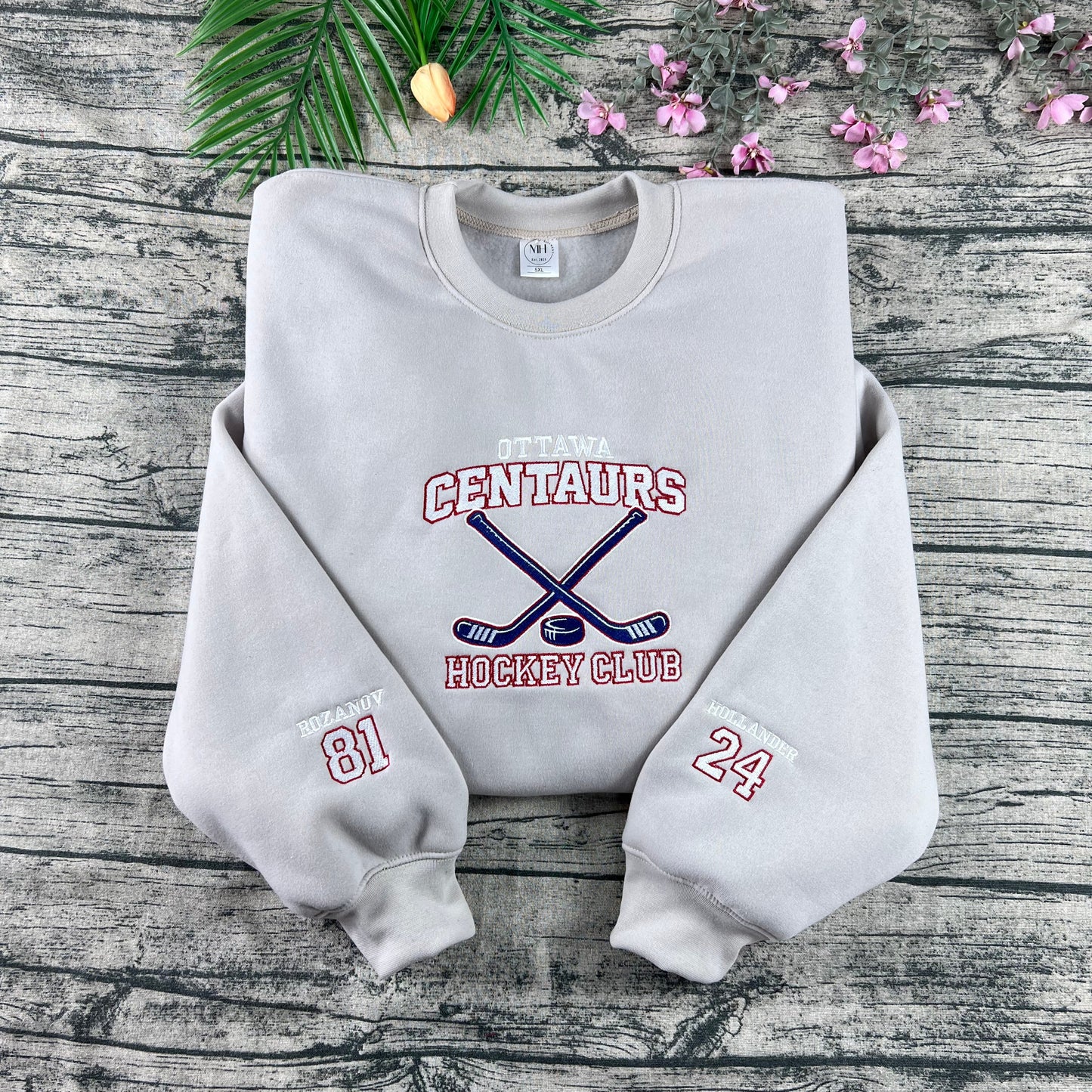 Ottawa Centaurs Hockey Club Embroidered Crewneck – Vintage Bookish Hockey Sweatshirt