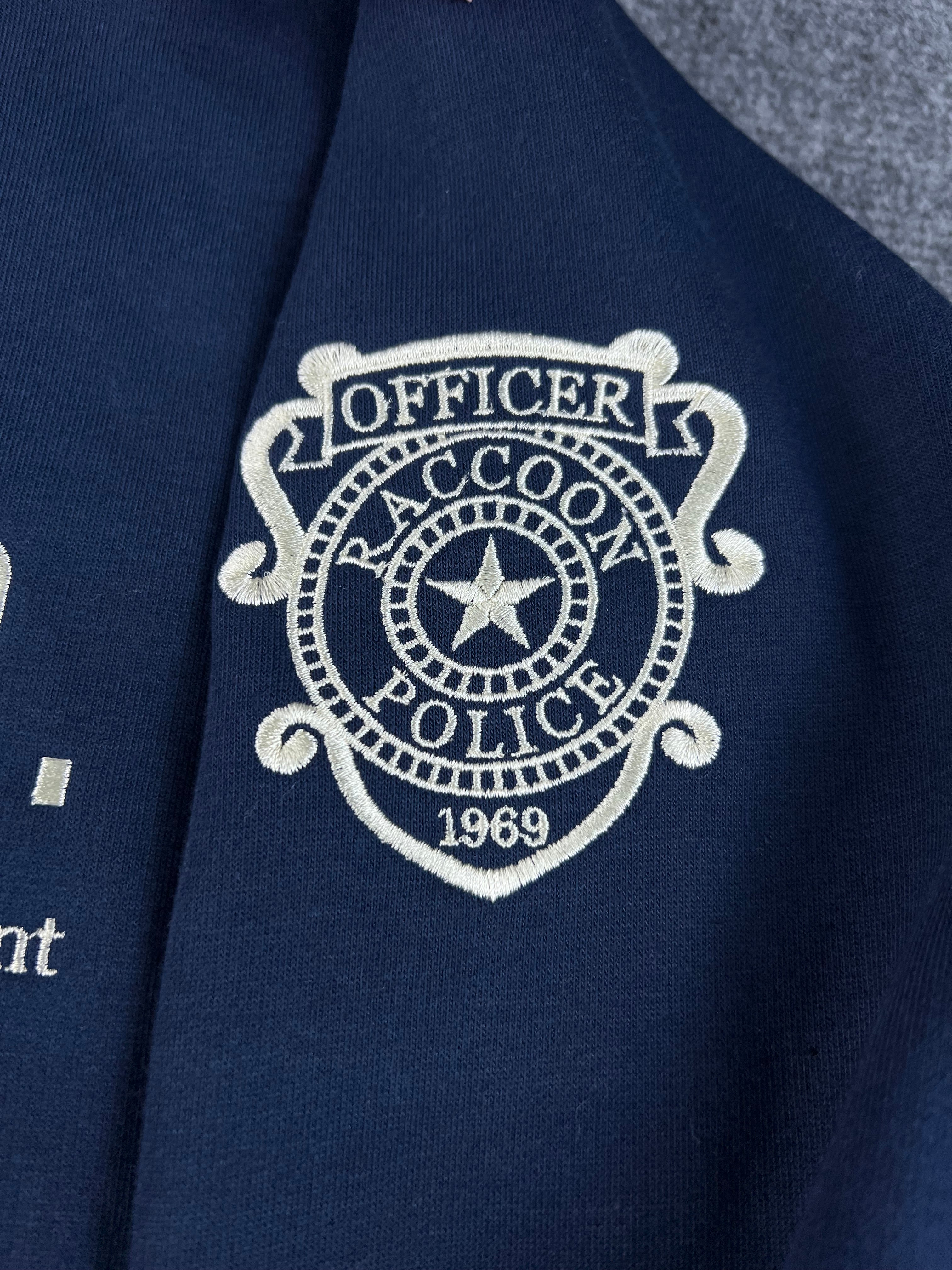 RPD Raccoon City Police Embroidered Sweatshirt – Vintage Gaming Crewneck