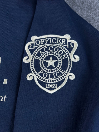 RPD Raccoon City Police Embroidered Sweatshirt – Vintage Gaming Crewneck