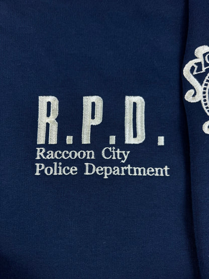 RPD Raccoon City Police Embroidered Sweatshirt – Vintage Gaming Crewneck