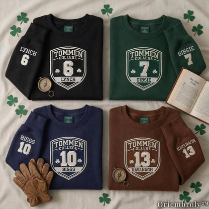 Bookish Rugby Team Sweaters - Tommen College Varsity Edition