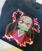Ne.zu.ko Anime Embroidered Sweatshirt
