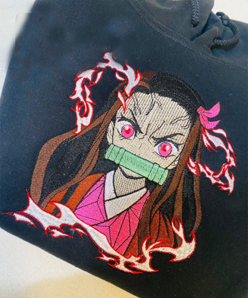 Ne.zu.ko Anime Embroidered Sweatshirt