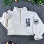 Dystopian Survivor Embroidered Crewneck | Forest Adventure Fleece Sweatshirt