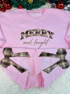 Side Bow Custom Embroidered Sweatshirt / Hoodie - Hot Trend