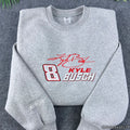 Forever Racing Embroidered Sweatshirt | Vintage Motorsport Memorial Fleece Crewneck