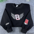 Rowdy 8 NASCAR Varsity Sweatshirt - Forever Racing Tribute