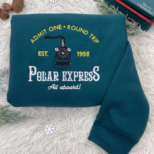 Polar Express Embroidered Sweatshirt