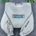 Mystic Sorcerer Embroidered Sweatshirt | Anime Inspired Fleece Crewneck