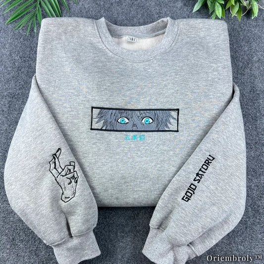 Mystic Sorcerer Embroidered Sweatshirt | Anime Inspired Fleece Crewneck