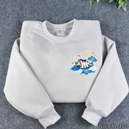 Bookish Avatar Spirit Sweater - Appa Eastern Art Embroidery