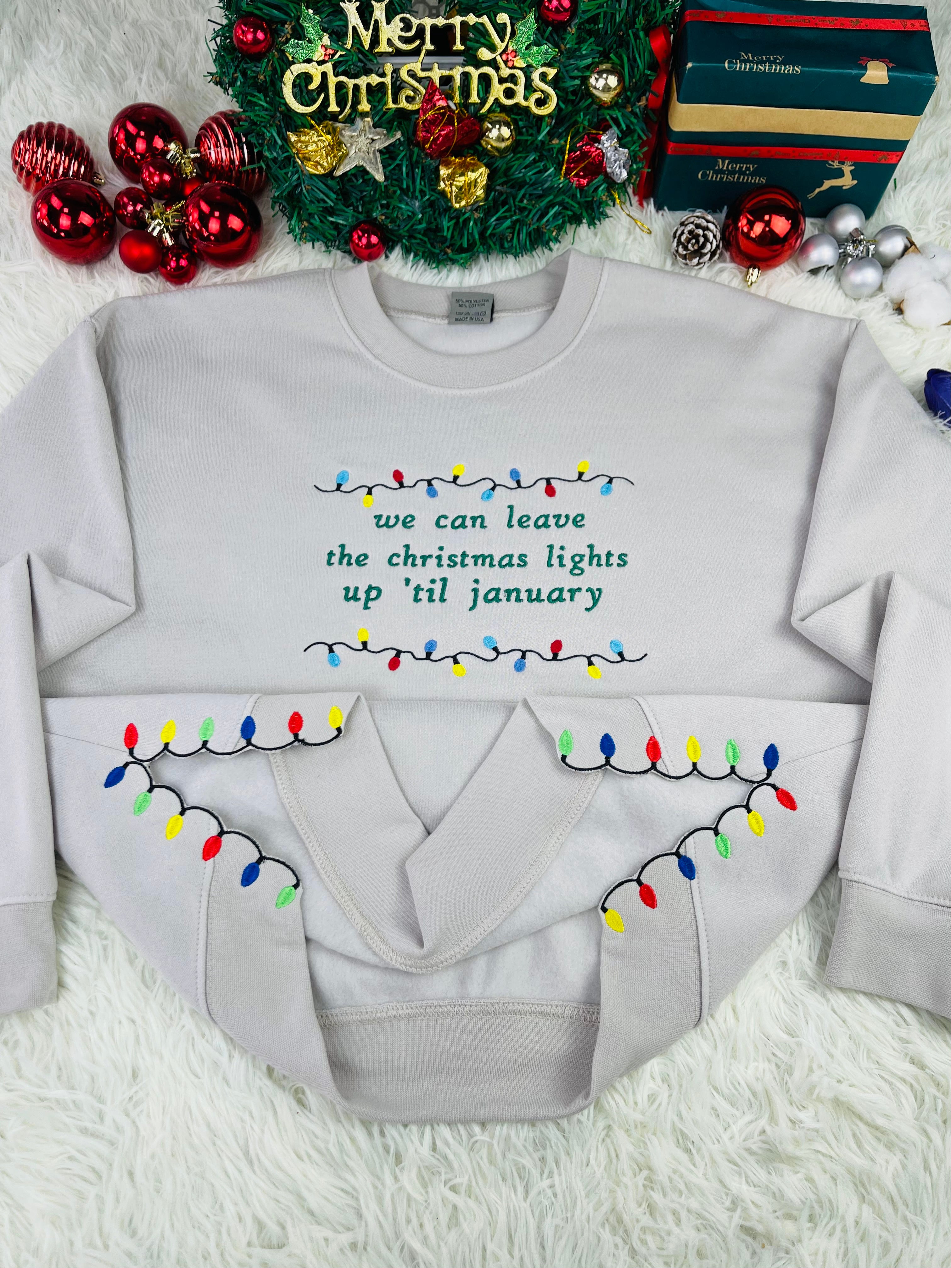 Side Bow Custom Embroidered Sweatshirt / Hoodie - Hot Trend