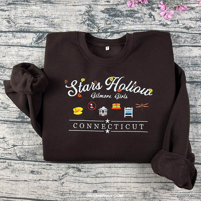 Stars Hollow Embroidered Crewneck