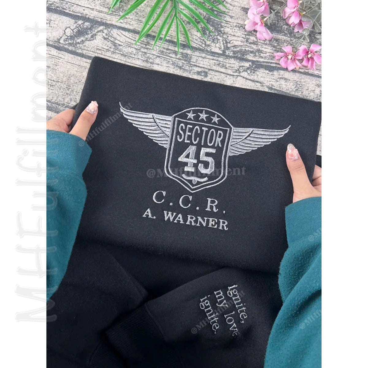 Personalized Kishimoto Sector 45 sweatshirt for book lovers