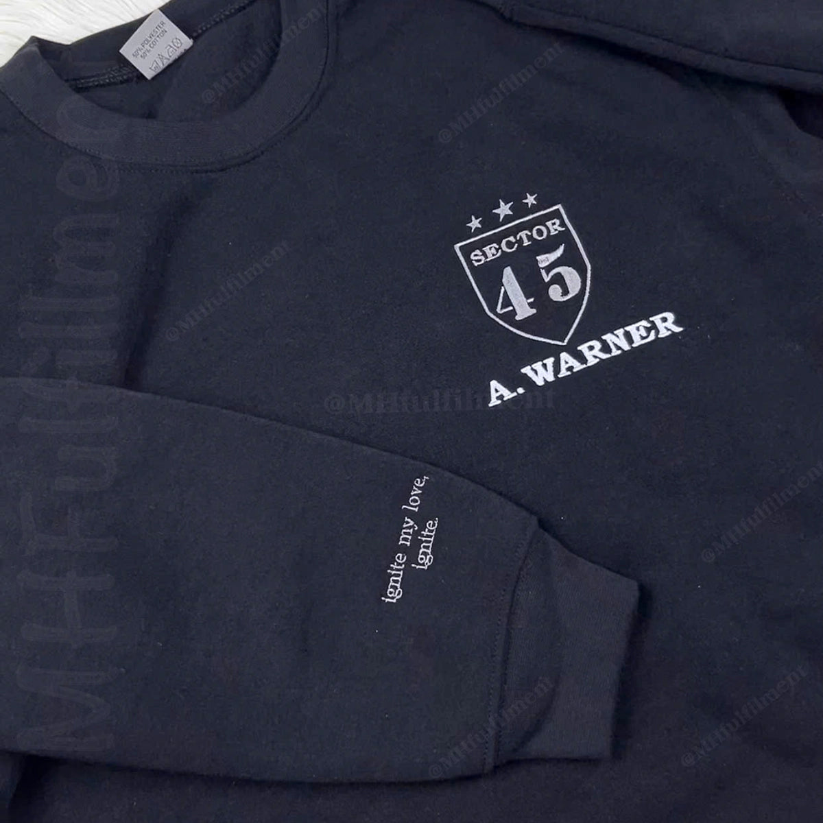 Aaron Warner Sector 45 CCR Uniform hoodie for Shatter Me fans