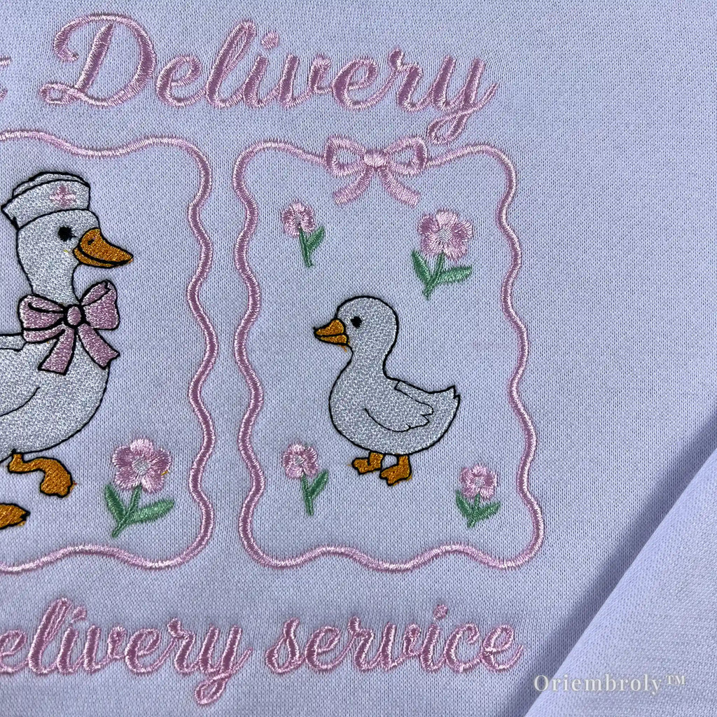 Aesthetic medical apparel - White nurse goose sweater, a stylish choice for hospital staff