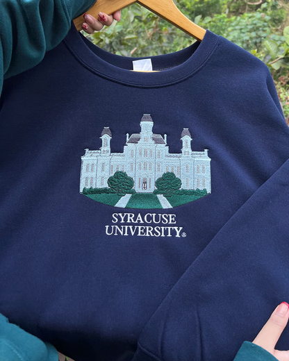 Syracuse University Embroidered Sweatshirt