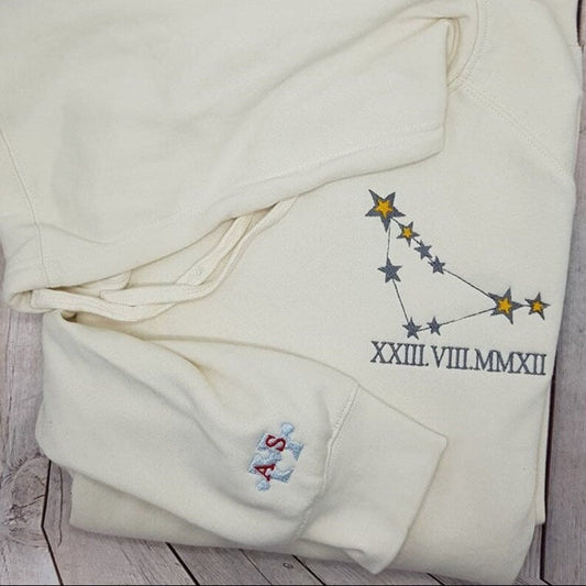 Anniversary gift sweatshirt with Roman numeral date