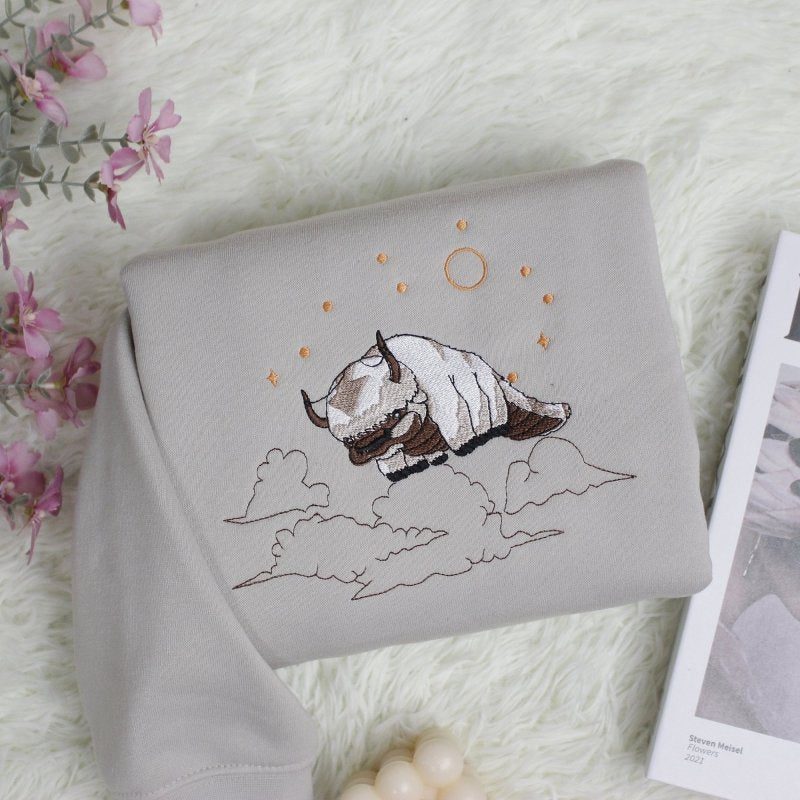 Unisex Appa embroidered crewneck for everyday wear