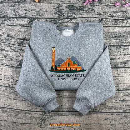 Appalachian State University ASU embroidered crewneck sweatshirt