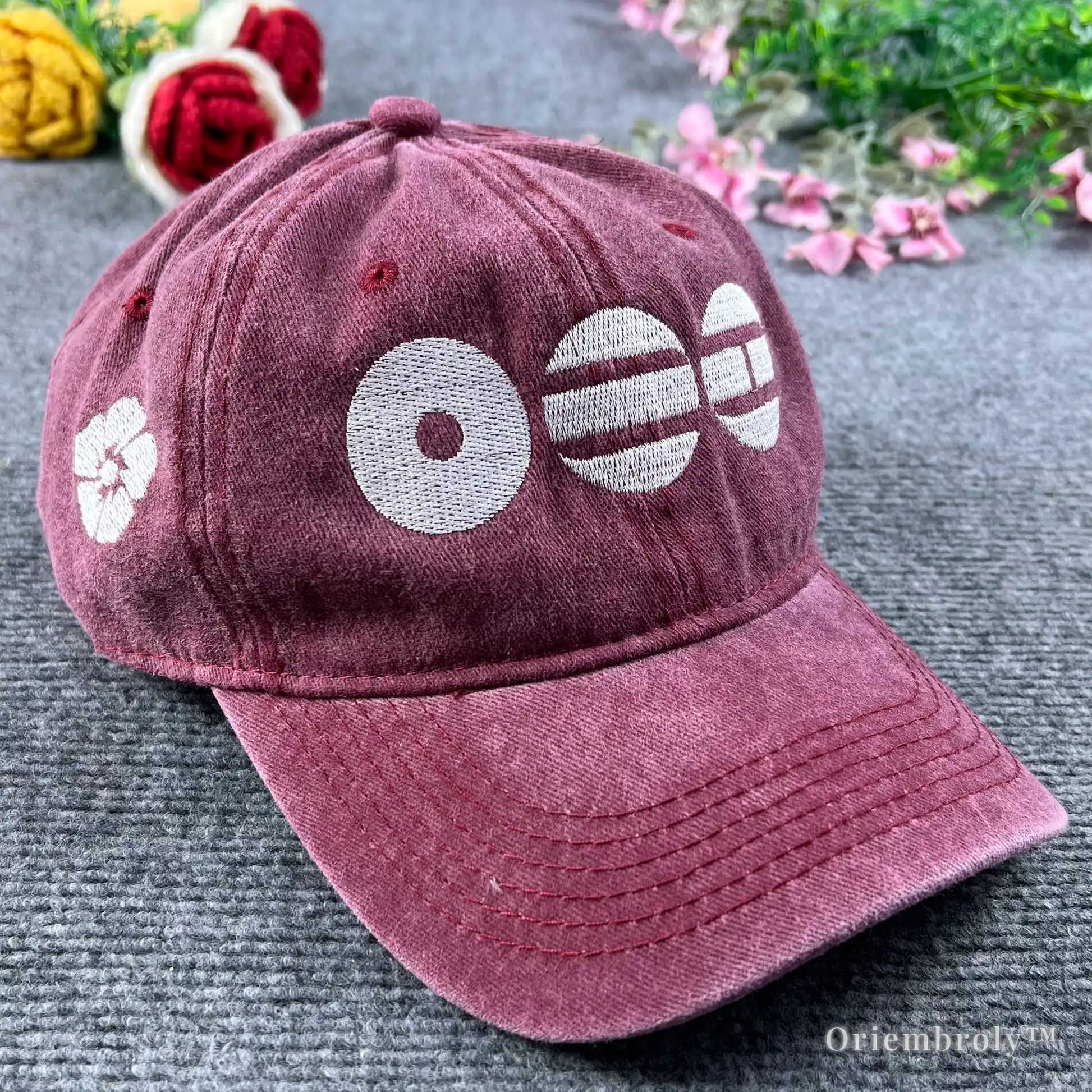 ARMY embroidered hat black kpop fan cap
