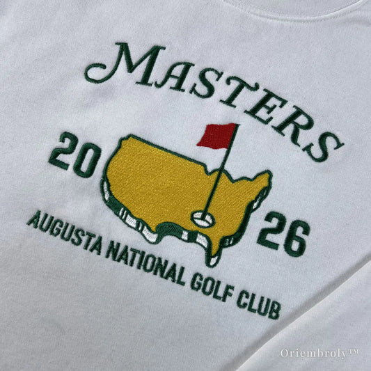 Augusta National golf sweatshirt vintage embroidered crewneck