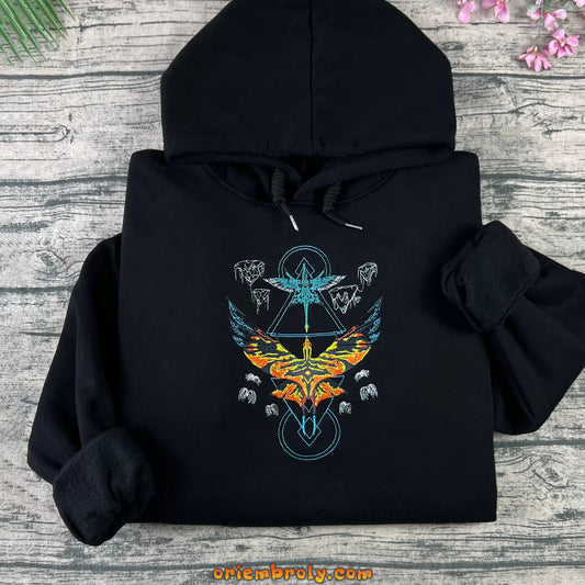 Avatar Ikran and Toruk embroidered hoodie
