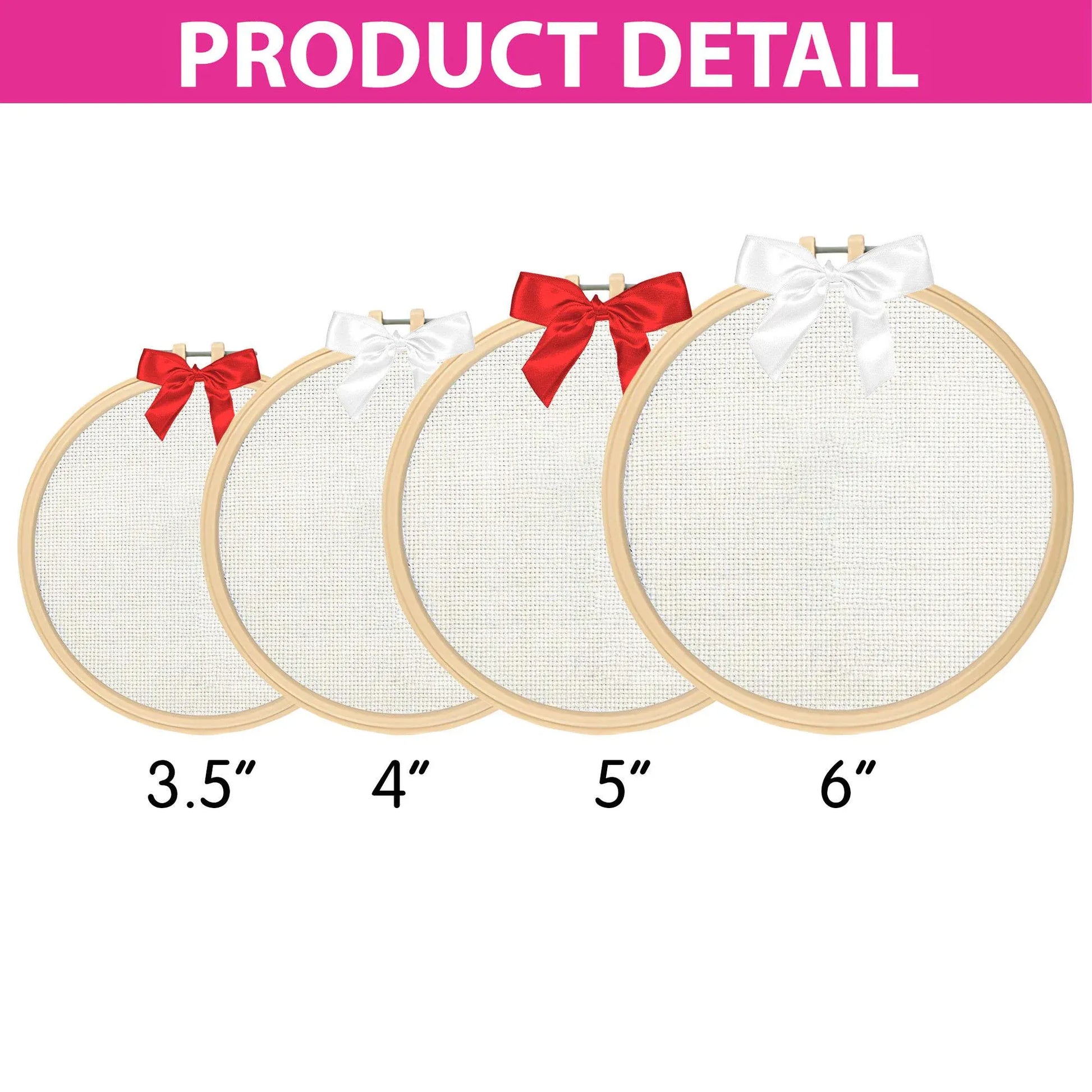 Handmade baby first Christmas embroidered hoop