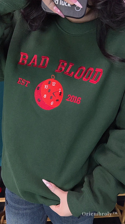 cozy embroidered sweatshirt for reading outfit