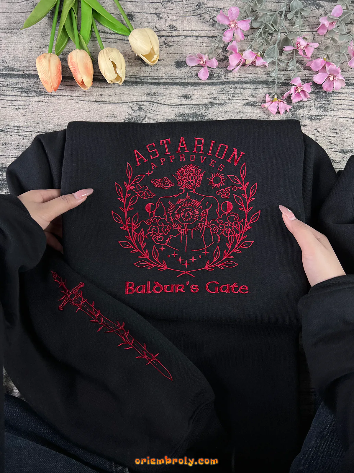 Fantasy RPG game inspired crewneck