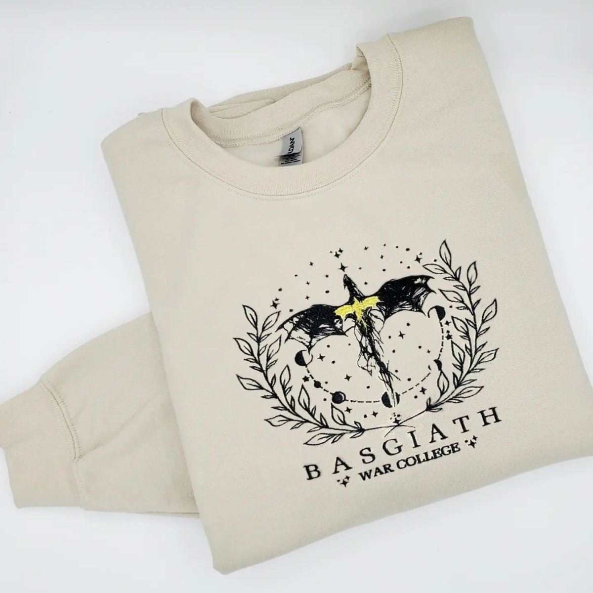Basgiath War College dragon embroidered sweatshirt