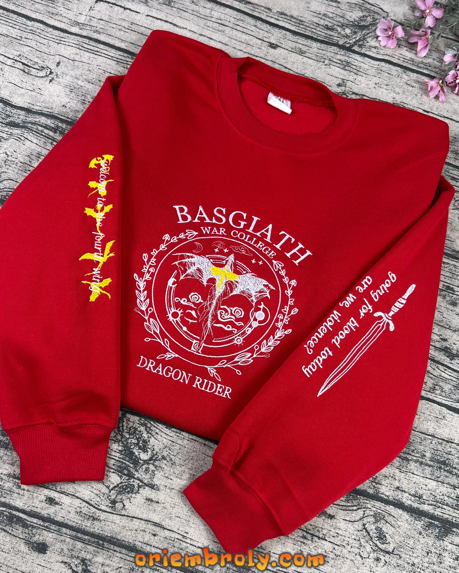 Academy-inspired Basgiath War College crewneck