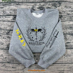 Basgiath War College embroidered crewneck sweatshirt front view