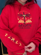 Dragon rider embroidered hoodie Basgiath War College